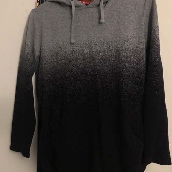 Black Grey Hoodie - Picture 1 of 5